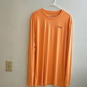XXL REEL LIFE‎ Men's Orange Long Sleeve Shirt
